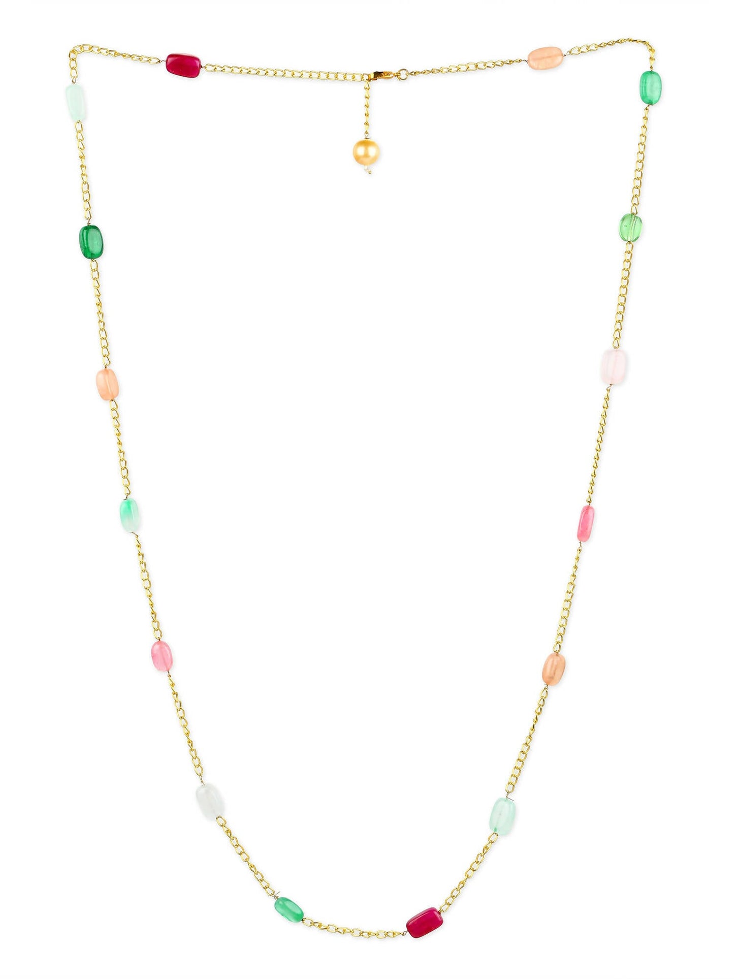 Women's Gold-Polished Chain - Ruby Raang | Swadesiicart