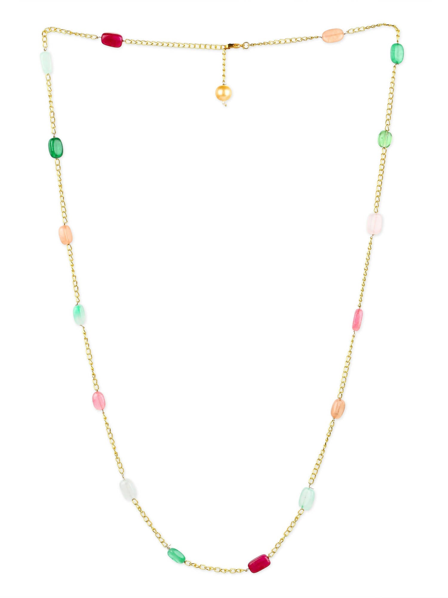 Women's Gold-Polished Chain - Ruby Raang | Swadesiicart