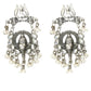 Mominos Fashion Johar Kamal Ganesh Design Silver Color Earrings - Mominos Fashion
