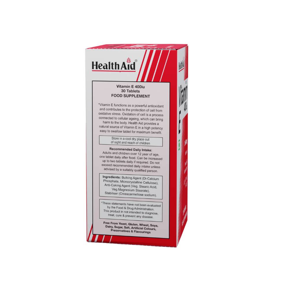 HealthAid Vitamin E 400iu Tablets | Swadesiicart
