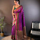 Joban Fashion Green Butti Banarasi Silk Sarees | Swadesiicart