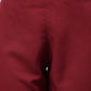 Janasya Women's Maroon Crepe Solid Straight Festival Kurta Set | Swadesiicart