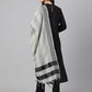 Janasya Women's Black Crepe Silk Solid Straight Festival Kurta Set | Swadesiicart