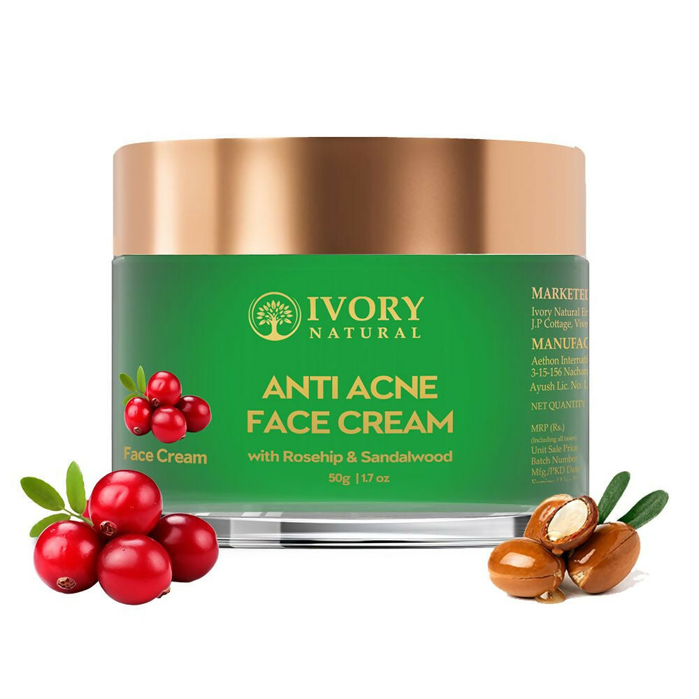 Ivory Natural Acne Face Cream For Acne Free Face | Swadesiicart
