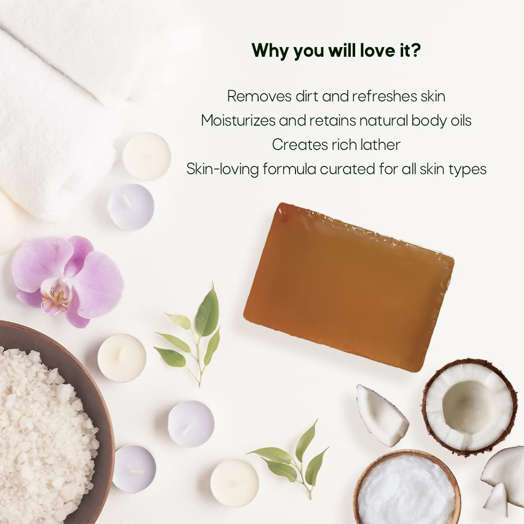 LA Organo Coconut Milk Handmade Natural Bath Soap | Swadesiicart