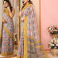 Partywear Designer Mustard Kota Doriya Fancy Saree - Dyuti | Swadesiicart