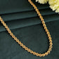 VOJ Gold-Polished Designer Contemporay Chain For Men | Swadesiicart