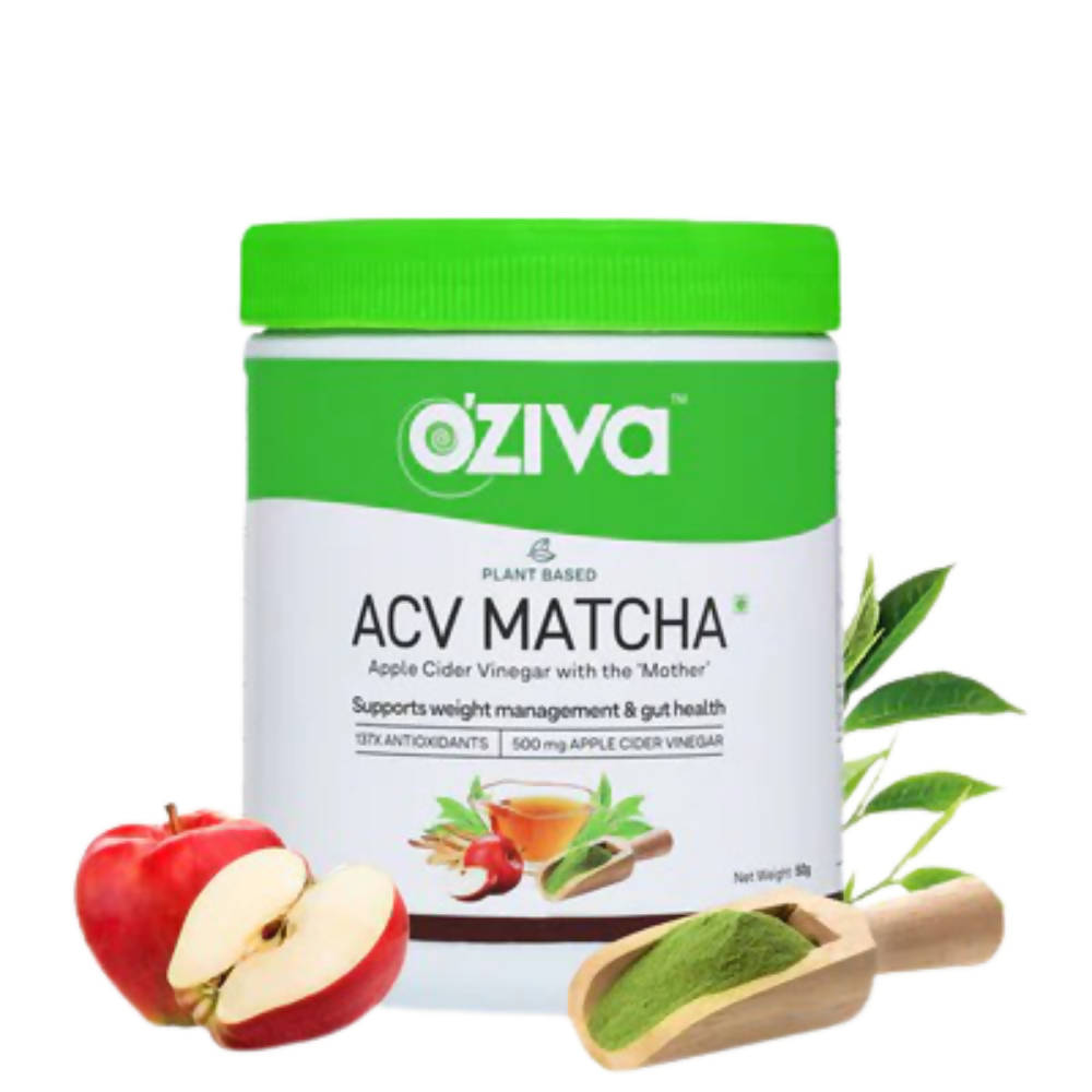 OZiva Plant Based ACV Matcha | Swadesiicart