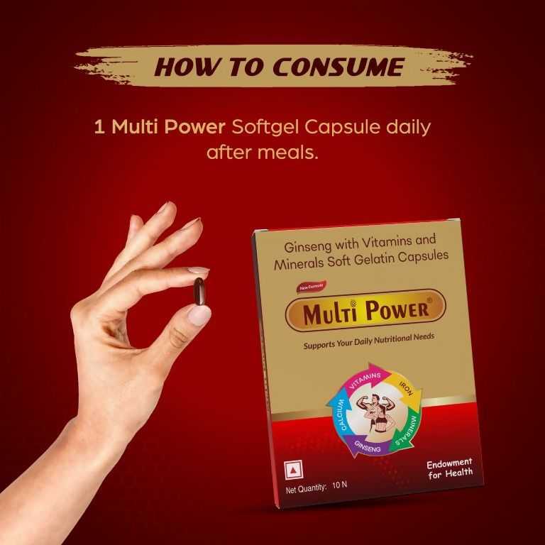 Torque's Multipower Softgel Capsules | Swadesiicart