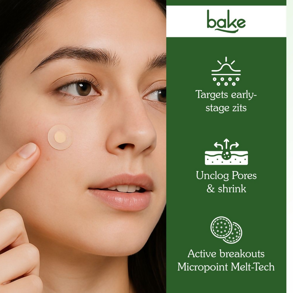 Bake Zit Erase Micro point Patches for Active Acne & Breakouts | Swadesiicart