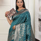 Shree Shyam Fashion Lichi Silk Rama Saree