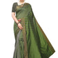 Vamika Paithani Green Cotton Silk Weaving Saree (Paithani Green) | Swadesiicart