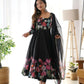 Joban Fashion Black Kurta Set Organza Sequin Embroidery Work - Swadesiicart