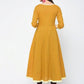 Aniyah Cotton Anarkali Mustard Kurta (AN-111K)