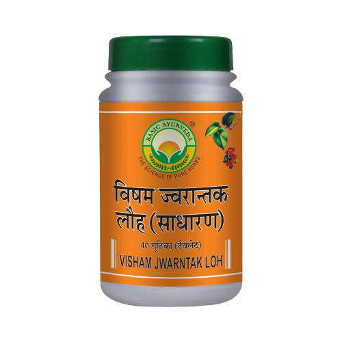 Basic Ayurveda Visham Jwarantak Loh (Normal) Tablets | Swadesiicart