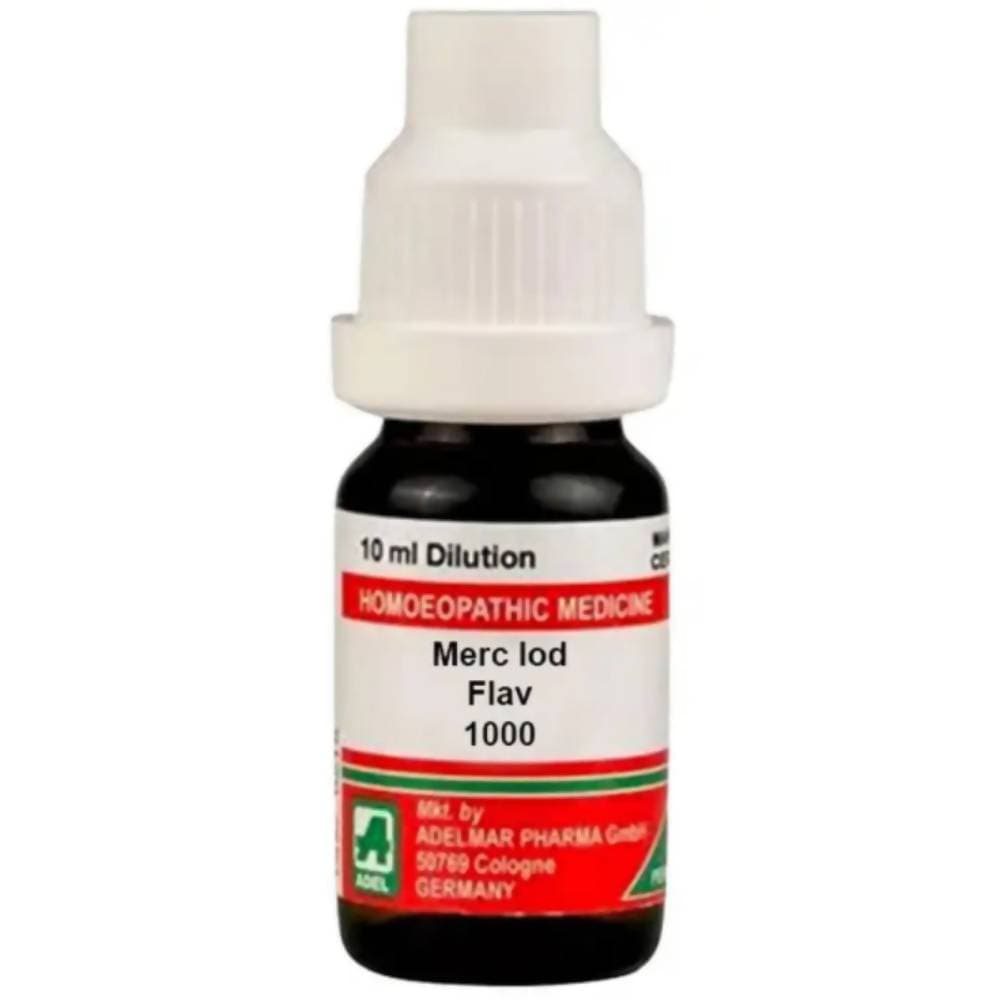 Adel Homeopathy Merc Iod Flav Dilution | Swadesiicart