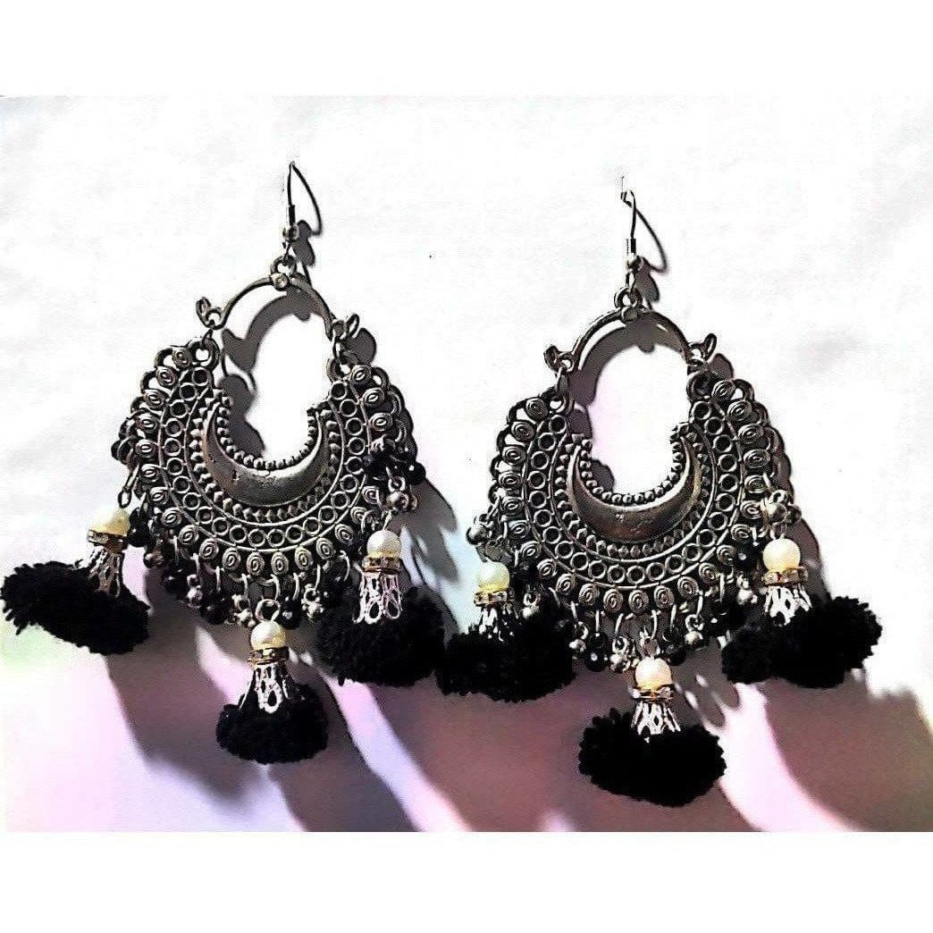 MS Fashion India Muskan Fancy Handmade Tassel Earrings | Swadesiicart