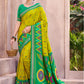 Anaita Olive Silk Saree With Blouse Piece