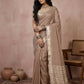 Shree Shyam Fashion Beige Cotton Saree