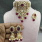Jewel City Kundan Pearl Bridal Choker Set Traditional Gold-Plated Indian Jewelry Handcrafted Necklace, Earrings & Maang Tikka | Swadesiicart