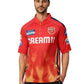 Punjab Kings Men Red Printed Half Sleeves Jersey IPL, T20 | Swadesiicart