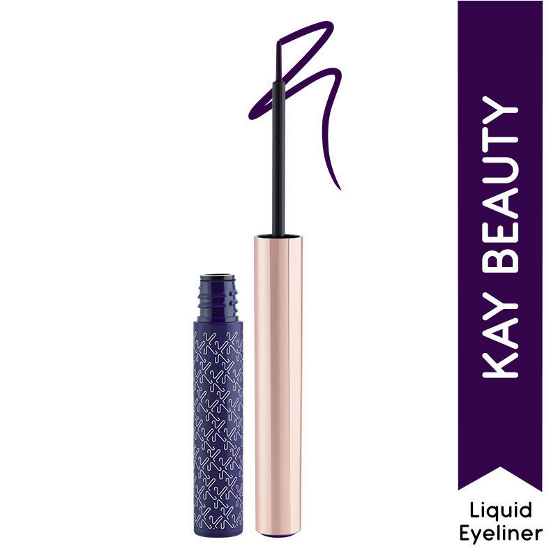 Kay Beauty By Katrina Kaif Quick Dry Liquid Eyeliner - Haute Violet | Swadesiicart