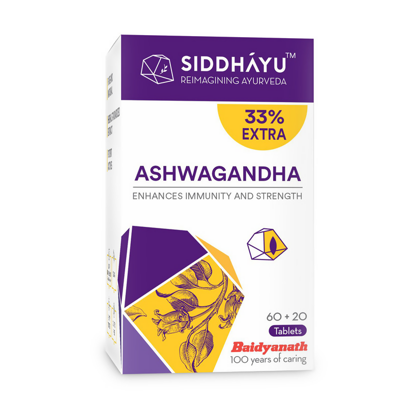 Siddhayu Ayurveda Ashwagandha Tablets - Swadesiicart