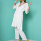 Women Republic White Rayo N Crepe Coord Set - Swadesiicart