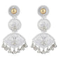 Joban Fashion Women Handcrafted Silver Tone Earrings | Swadesiicart