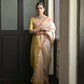 Vishnu Weaves Women's Yellow Banarasi Silk Saree with Blouse - Swadesiicart