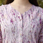 Light Purple Rayon abstract Printed Top with Matching Bottom - Eesha - Swadesiicart