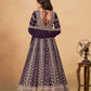 Anaita Wine Faux Georgette Stitched Anarkali Suit with Heavy Embroidery Work