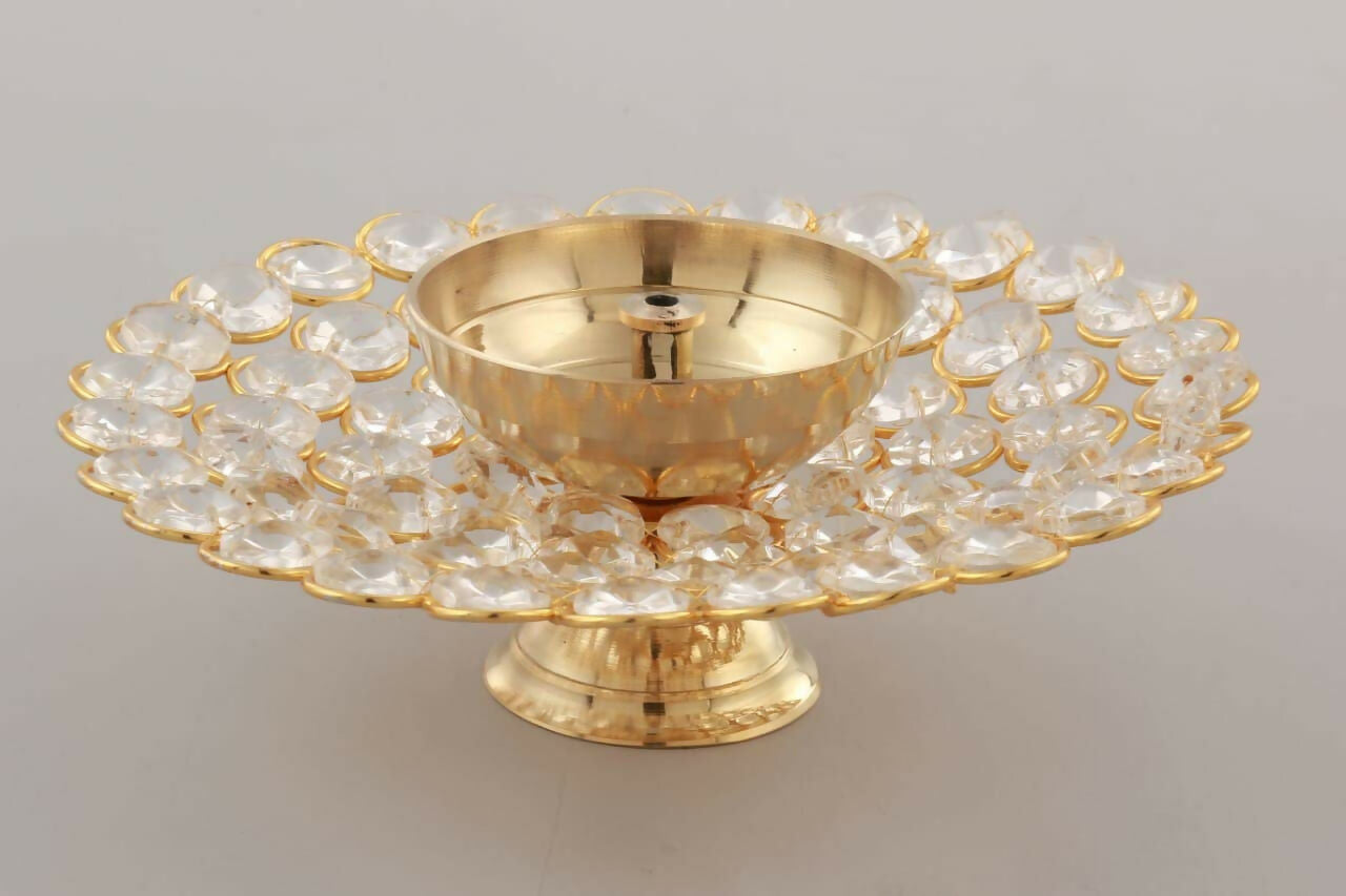 Collectibles India Crystal Diya | Swadesiicart