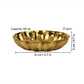 Spillbox Gold Toned Textured Pooja Thali | Swadesiicart
