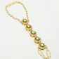 Kundan Hand Harness Set Of 2 - Ruby Raang - Swadesiicart