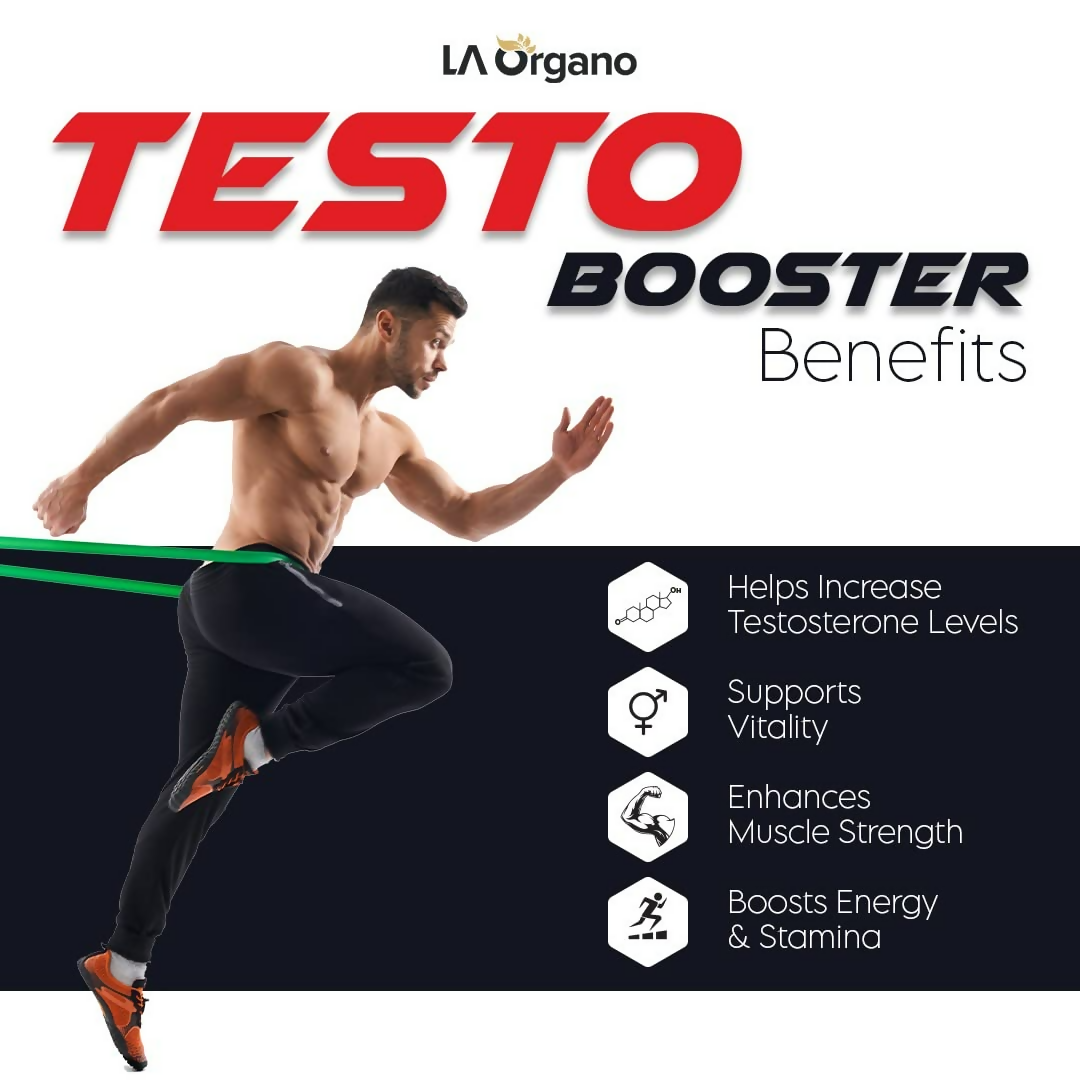 LA Organo Testo Booster Tablets | Swadesiicart