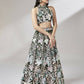 House of Panchhi Olive Net Sequinse Work Lehenga & Blouse with Dupatta | Swadesiicart