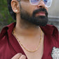 VOJ Gold-Polished Pipe Chain For Men | Swadesiicart