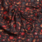 Black Poly Rayon Digital Printed A-line Top - Tarini - Swadesiicart