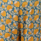 FIORRA Women's Tuquise Pure Cotton Flared Kurta & Sharara With Dupatta - Swadesiicart
