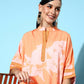 Ahalyaa Women's Traditional Wear Co-ods - Orange