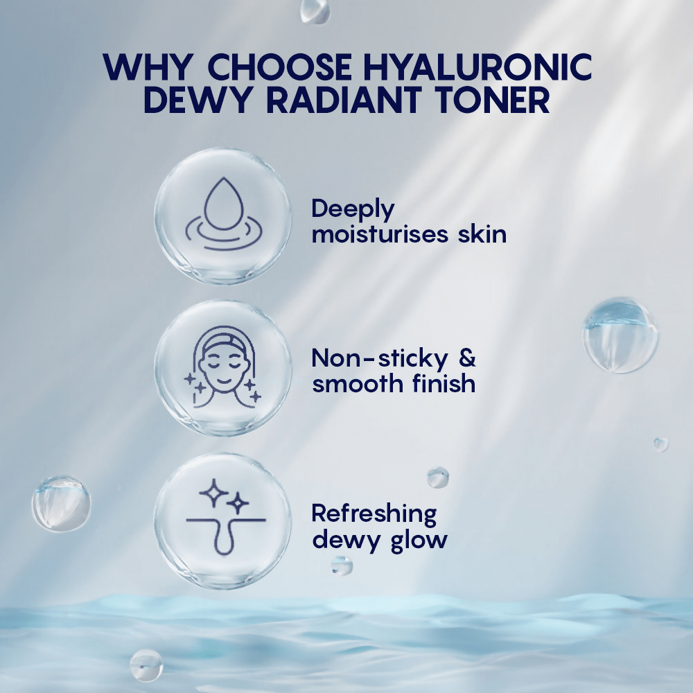 AHC Hyaluronic Dewy Radiance Toner - Korean skincare | Swadesiicart