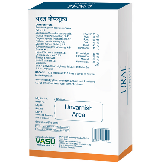 Vasu Healthcare Ural Capsules | Swadesiicart
