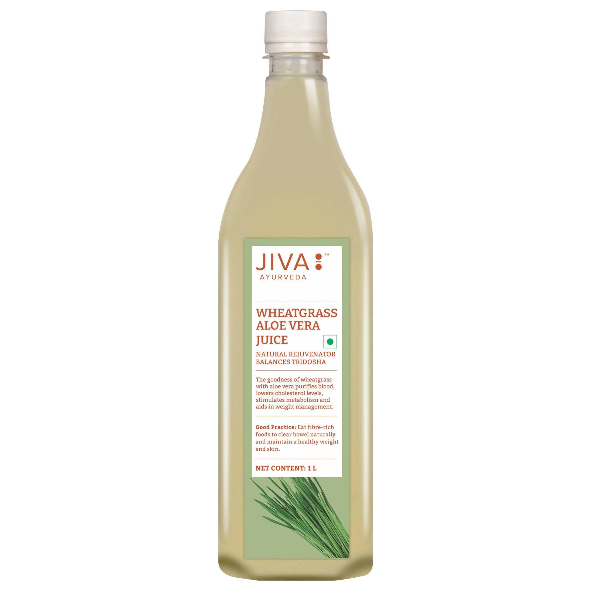 Jiva Ayurveda Wheatgrass Aloe Vera Juice - Jiva Ayurvedic