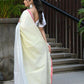 Beatitude White Tissue Silk Saree