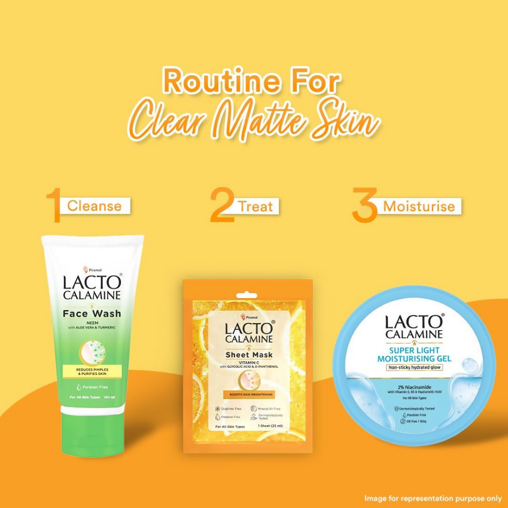 Lacto Calamine Vitamin C Face Sheet Mask - Swadesiicart
