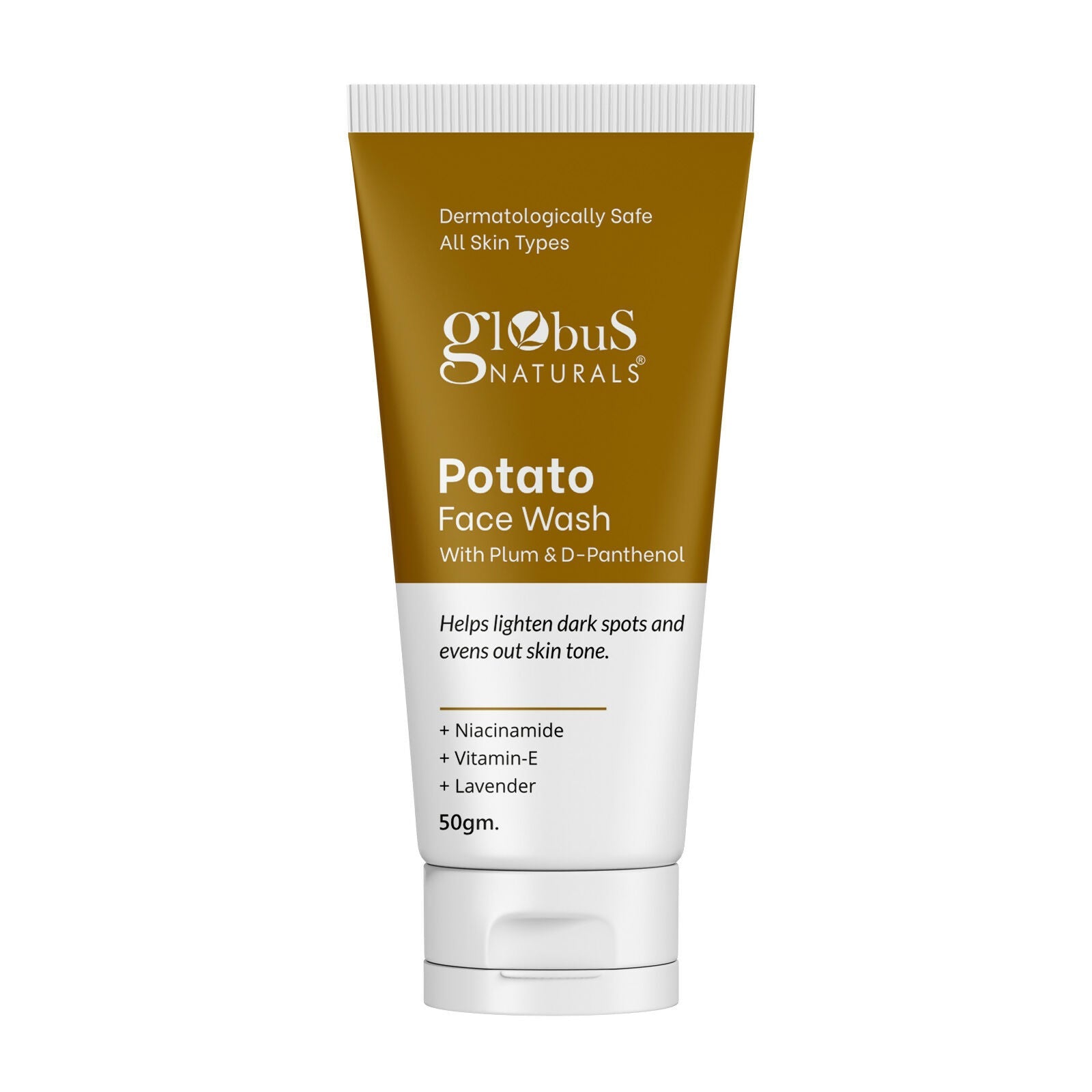 Globus Naturals Potato Face Wash with Plum & D-Panthenol | Swadesiicart