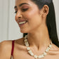 Nuyug 22K Gold-Plated Kundan & Pearls Studded Matha Patti with Regal Motifs Head Jewellery | Swadesiicart