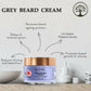 Ivory Natural Greys Beard Cream Restores Your Beard's Natural Color | Swadesiicart