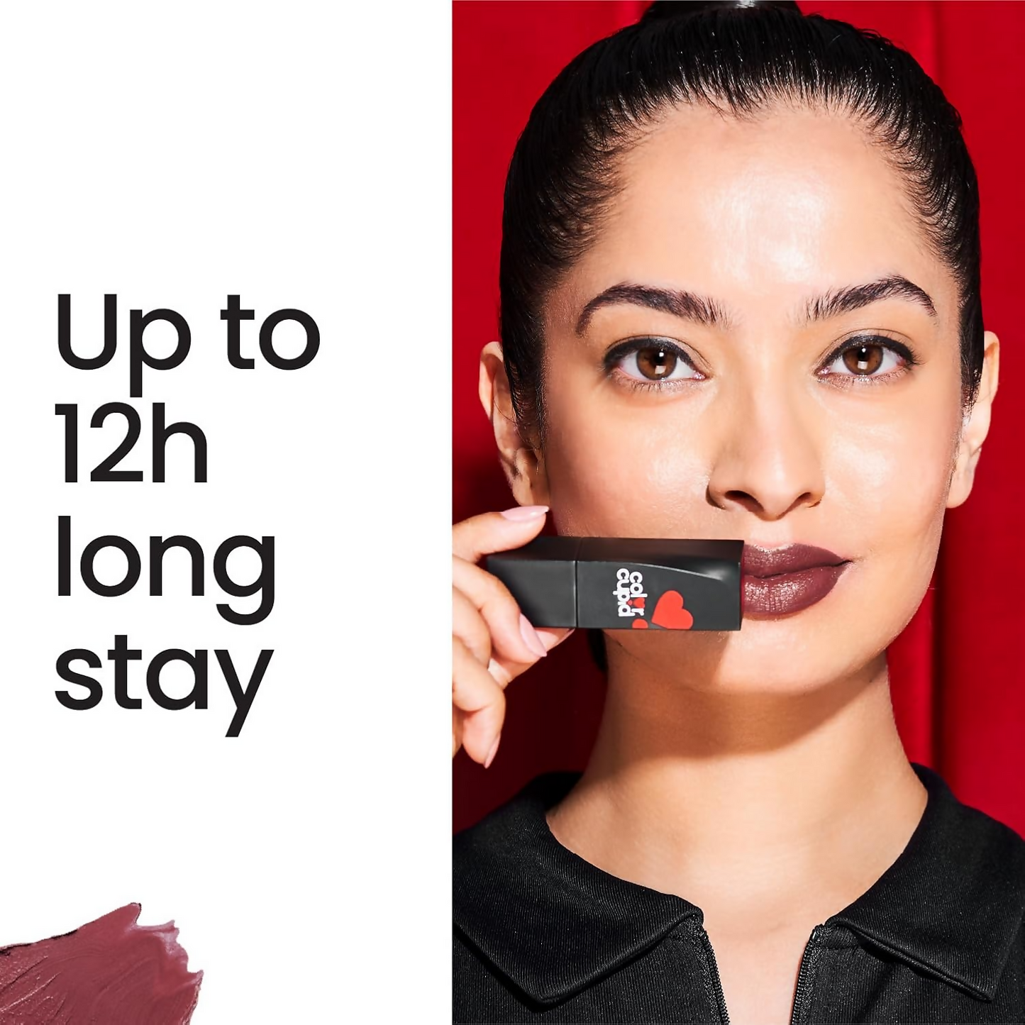 Color Cupid Velvety Intense Color 12-Hour Stay Bullet Lipstick - Autumn Mocha - Swadesiicart